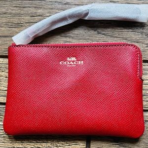 NWOT Authentic Coach wristlet.